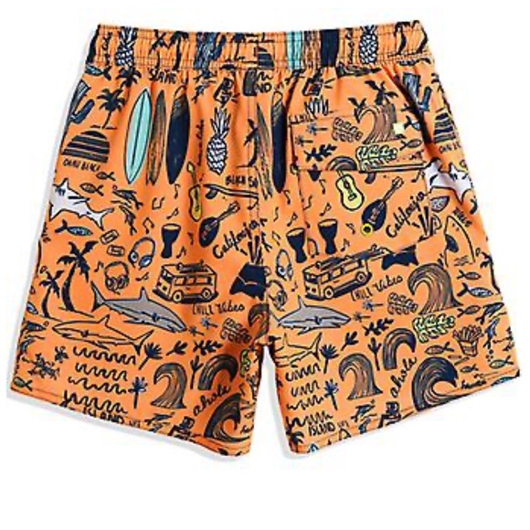 NWT-Boy Hawaii Swim Trunks Boys Bathing Suit Swimsuit Boys Swim Shorts Swimwear - Picture 2 of 6